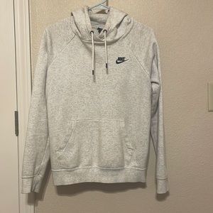 womens nike white hoodie